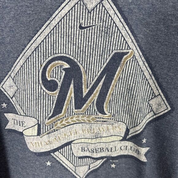 Vintage Milwaukee Brewers Nike Center Swoosh Shirt - Picture 4 of 7
